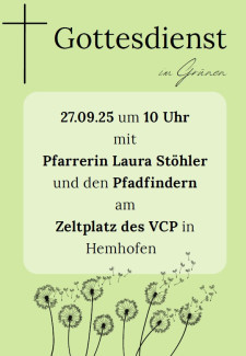 Gottesdienst im Grünen